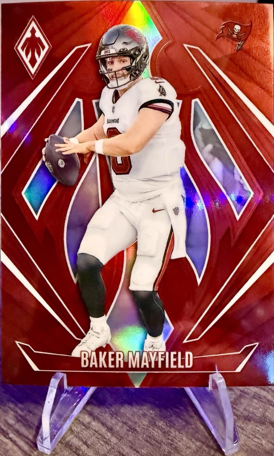 2024 Panini Phoenix Baker Mayfield Red Prism /99 #11 - Thumbnail 5