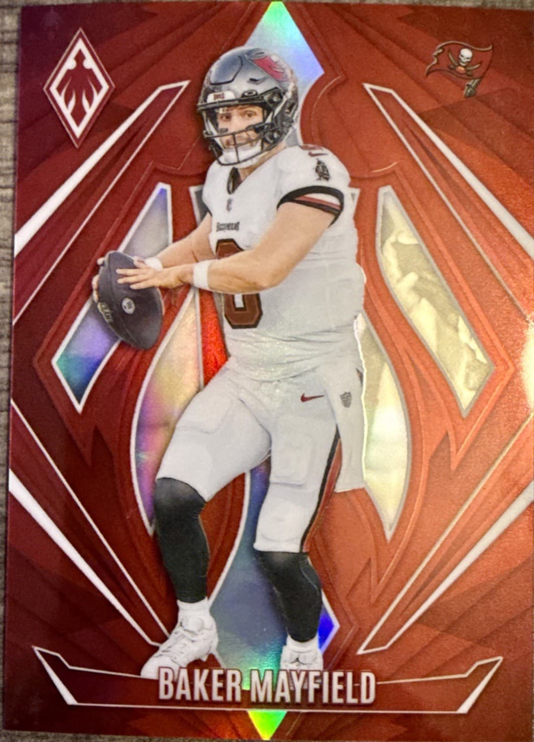 2024 Panini Phoenix Baker Mayfield Red Prism /99 #11 - Thumbnail 2