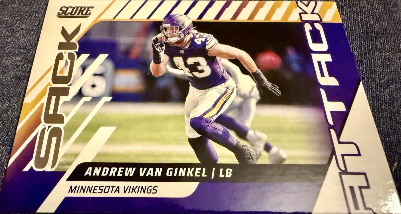 2025 Score - Sack Attack Andrew Van Ginkel #7 - Thumbnail 3