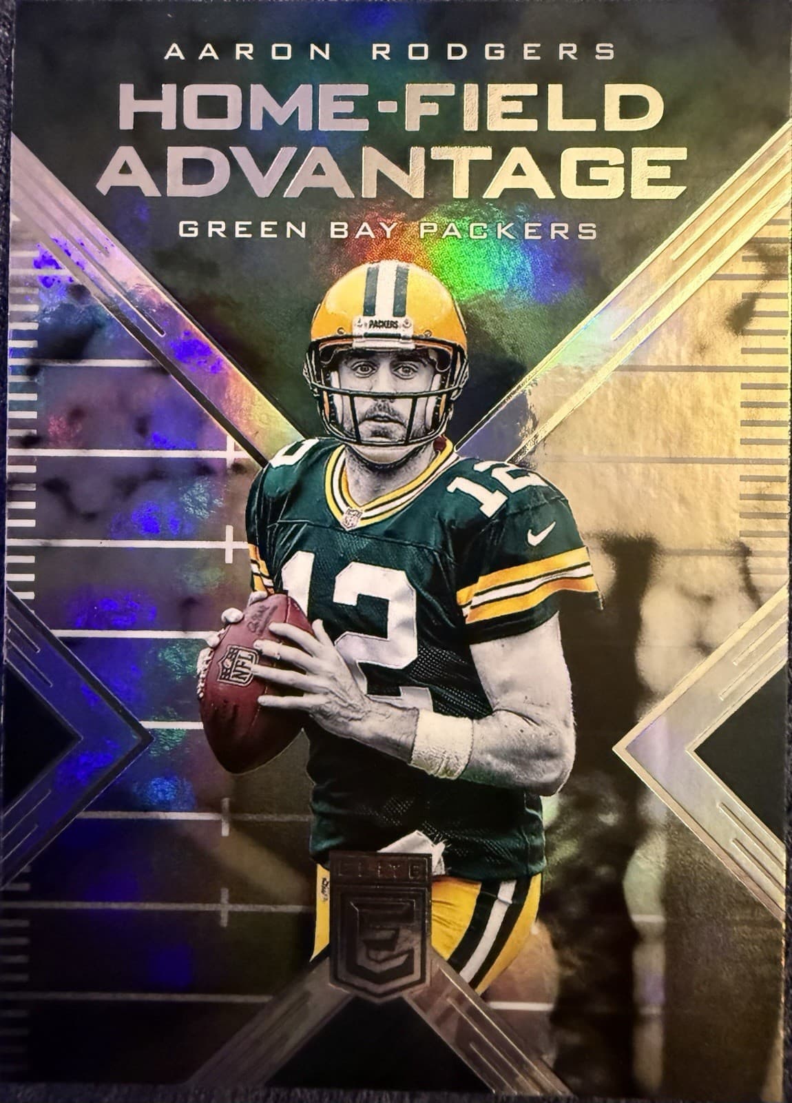 2017 Panini Donruss Elite Aaron Rodgers Home-Field Advantage #20