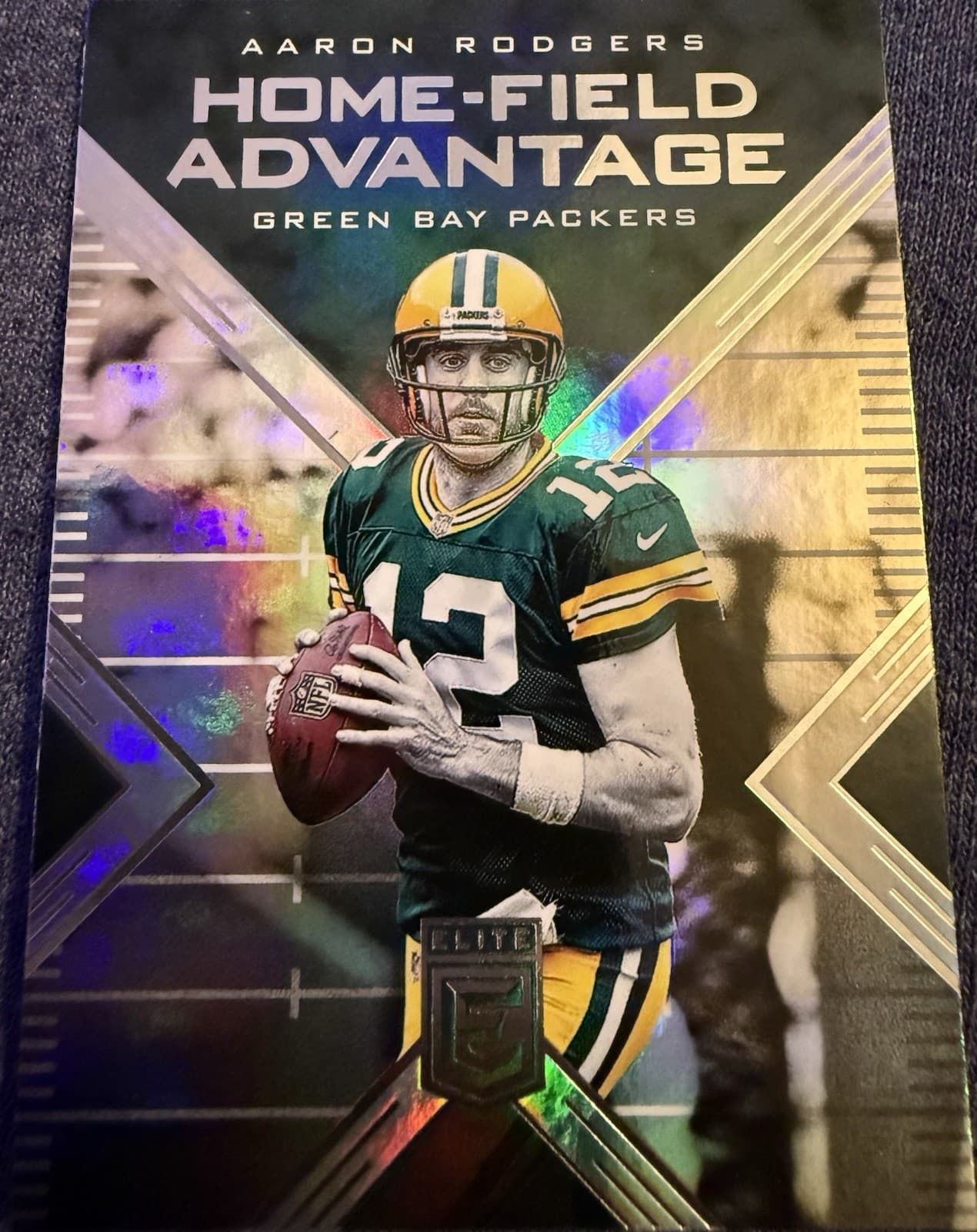 2017 Panini Donruss Elite Aaron Rodgers Home-Field Advantage #20 - Thumbnail 7