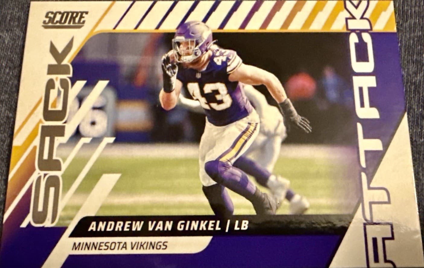 2025 Score - Sack Attack Andrew Van Ginkel #7 - Thumbnail 5