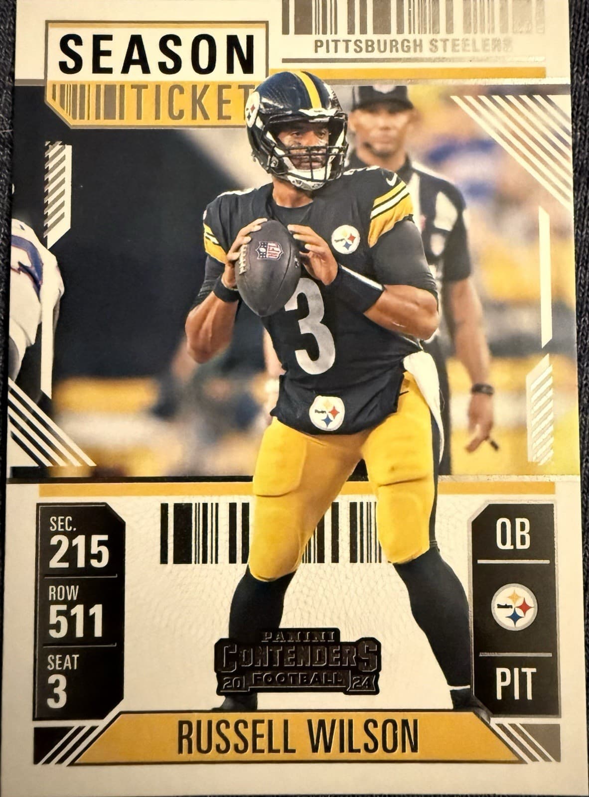 2024 Panini Contenders - Season Ticket Russell Wilson #82 Retail