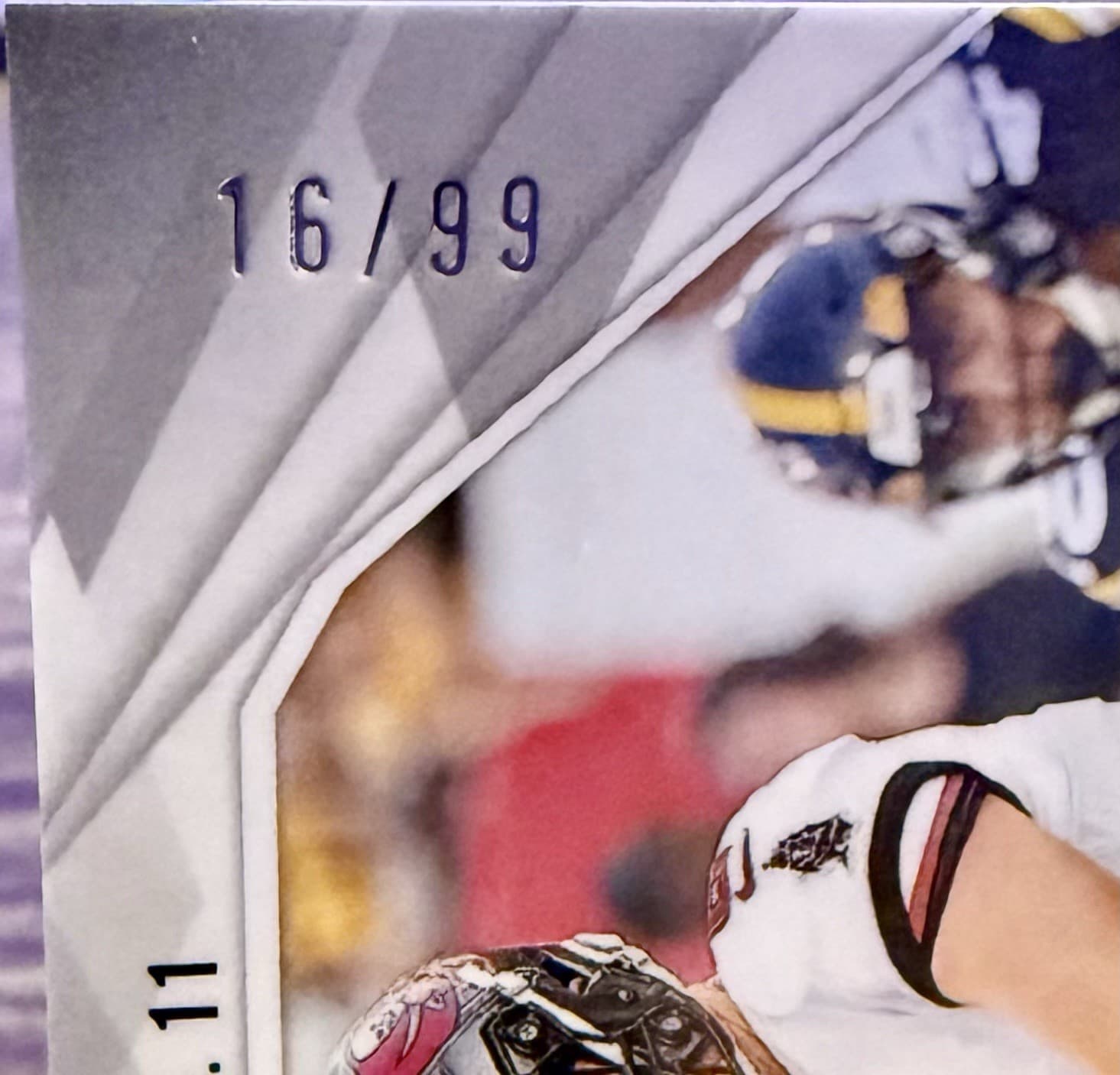 2024 Panini Phoenix Baker Mayfield Red Prism /99 #11 - Thumbnail 4