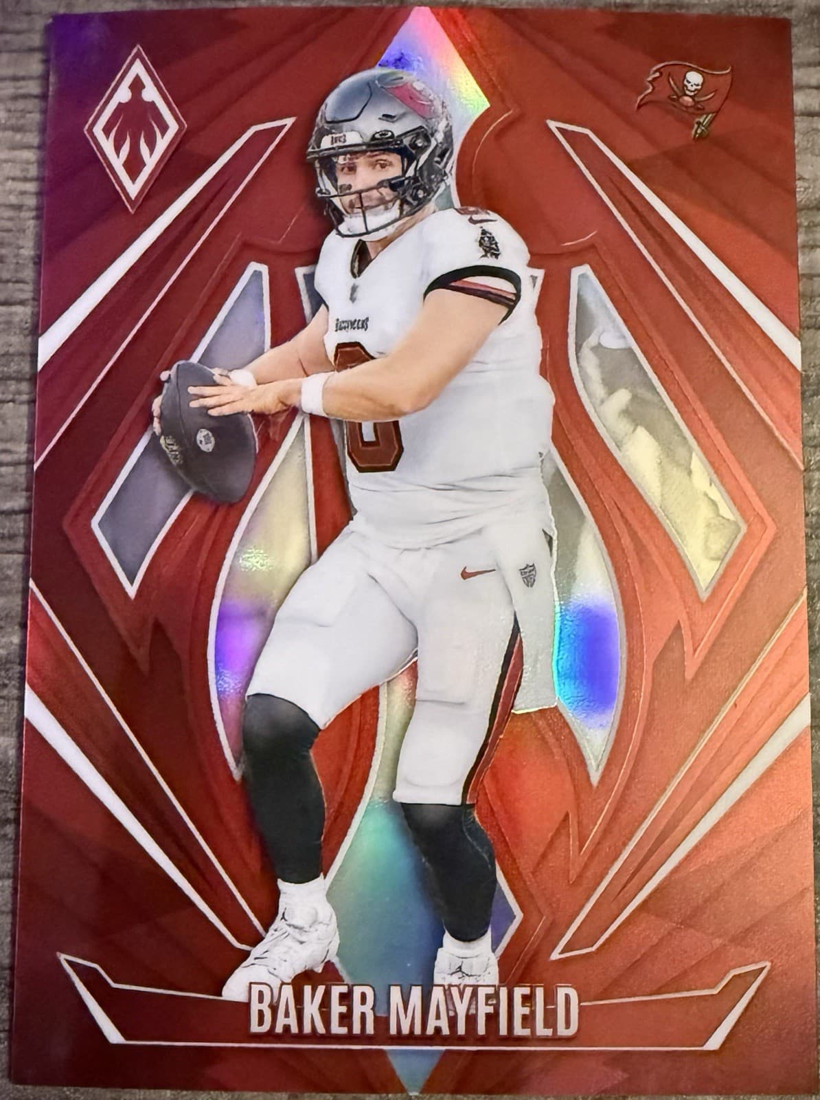 2024 Panini Phoenix Baker Mayfield Red Prism /99 #11 - Thumbnail 6