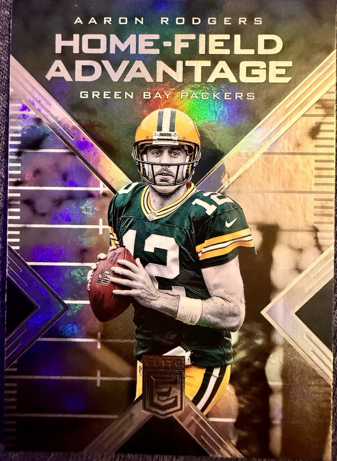 2017 Panini Donruss Elite Aaron Rodgers Home-Field Advantage #20 - Thumbnail 8