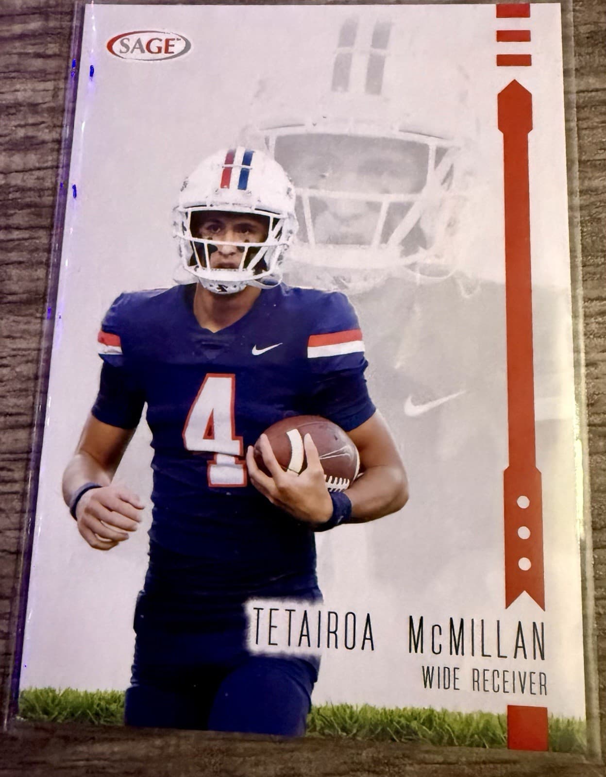 2025 SAGE HIT Red - Tetairoa McMillan #145 - Arizona Wildcats