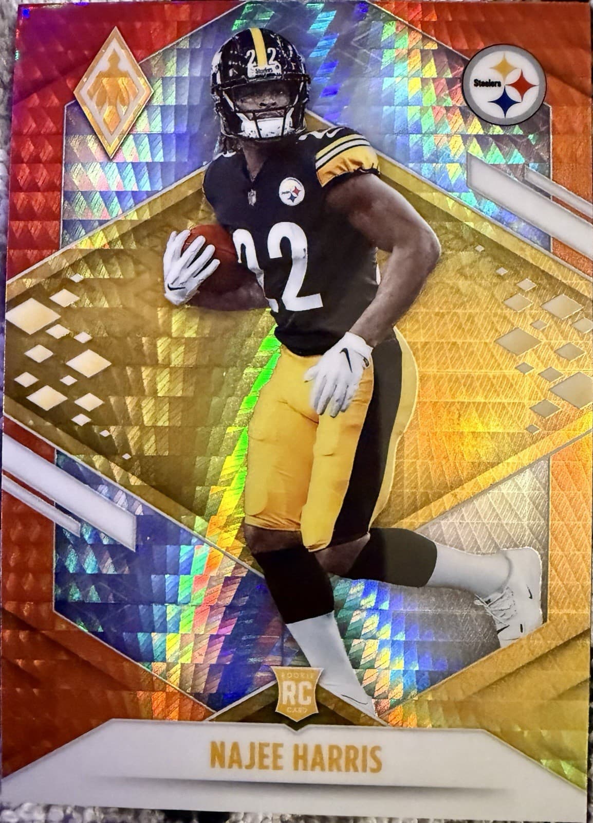 2021 Panini Phoenix - Rookie Najee Harris #111 Fire Burst (RC) - Thumbnail 4