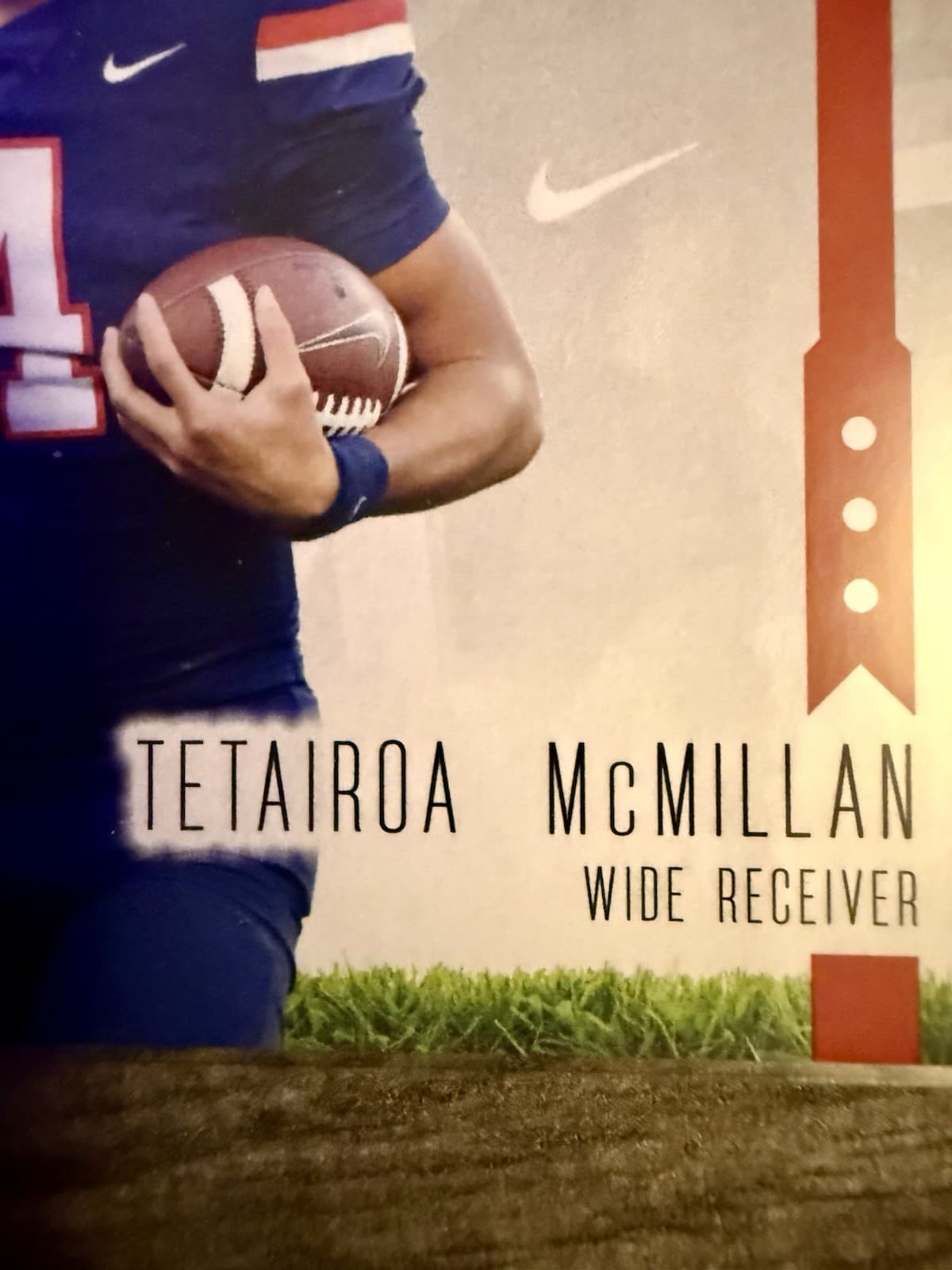 2025 SAGE HIT Red - Tetairoa McMillan #145 - Arizona Wildcats - Thumbnail 4