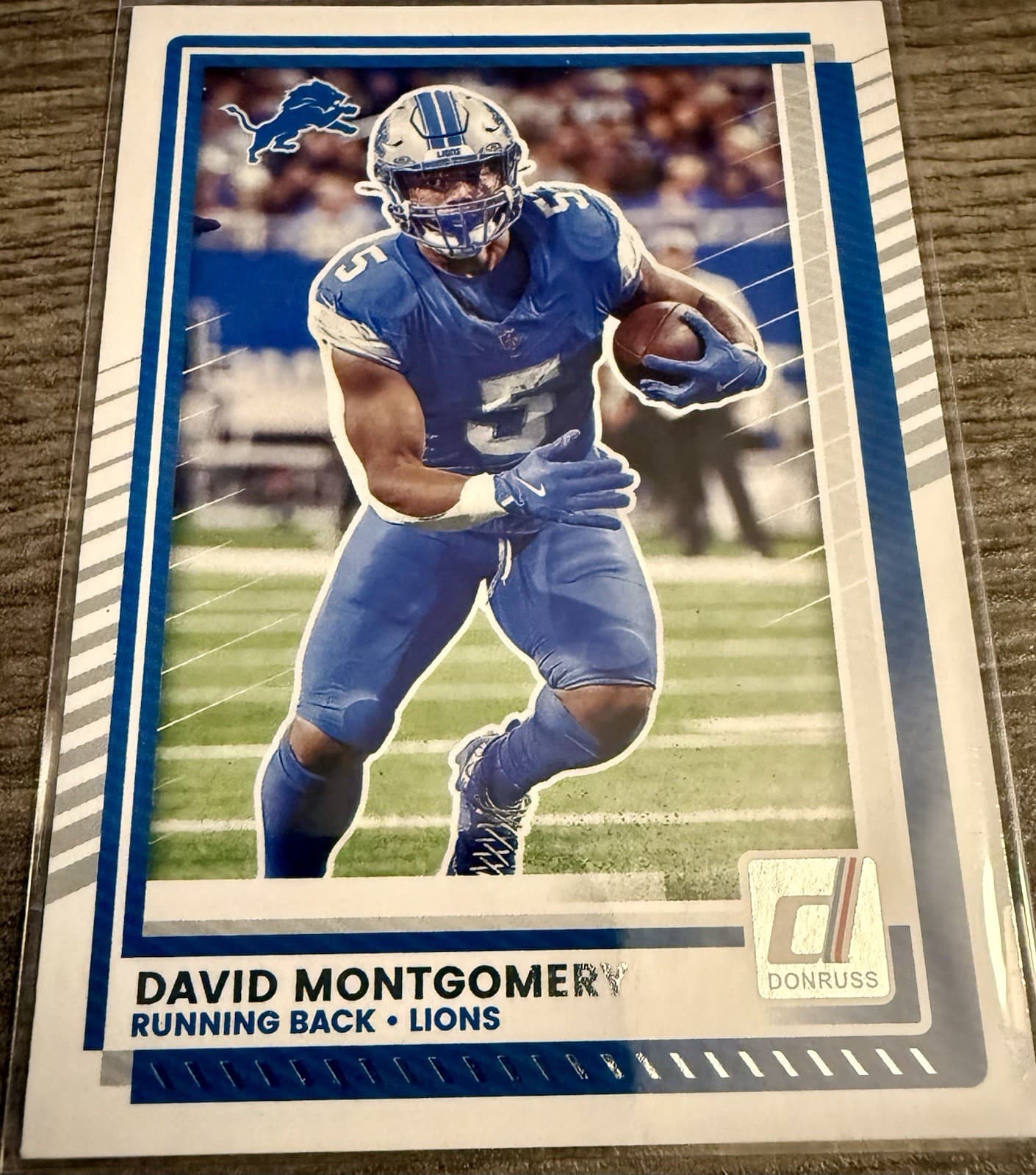 David Montgomery 2025 Panini Donruss #159 Base Detroit Lions