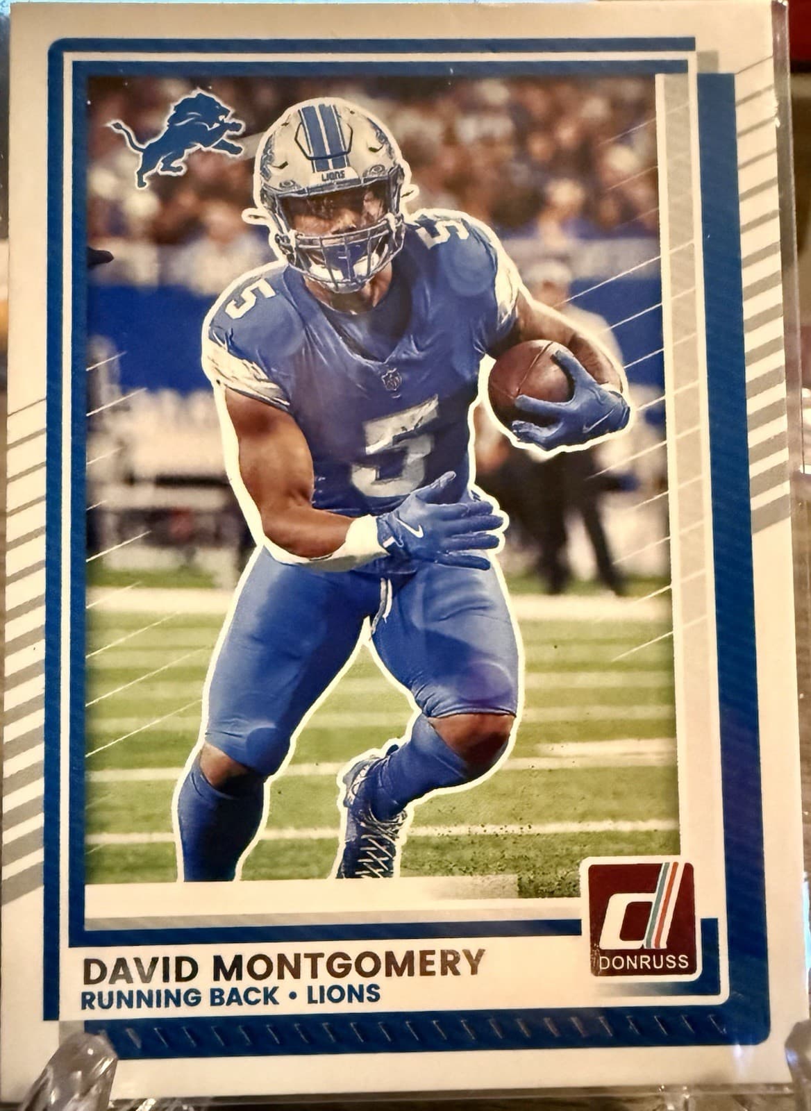 David Montgomery 2025 Panini Donruss #159 Base Detroit Lions - Thumbnail 3