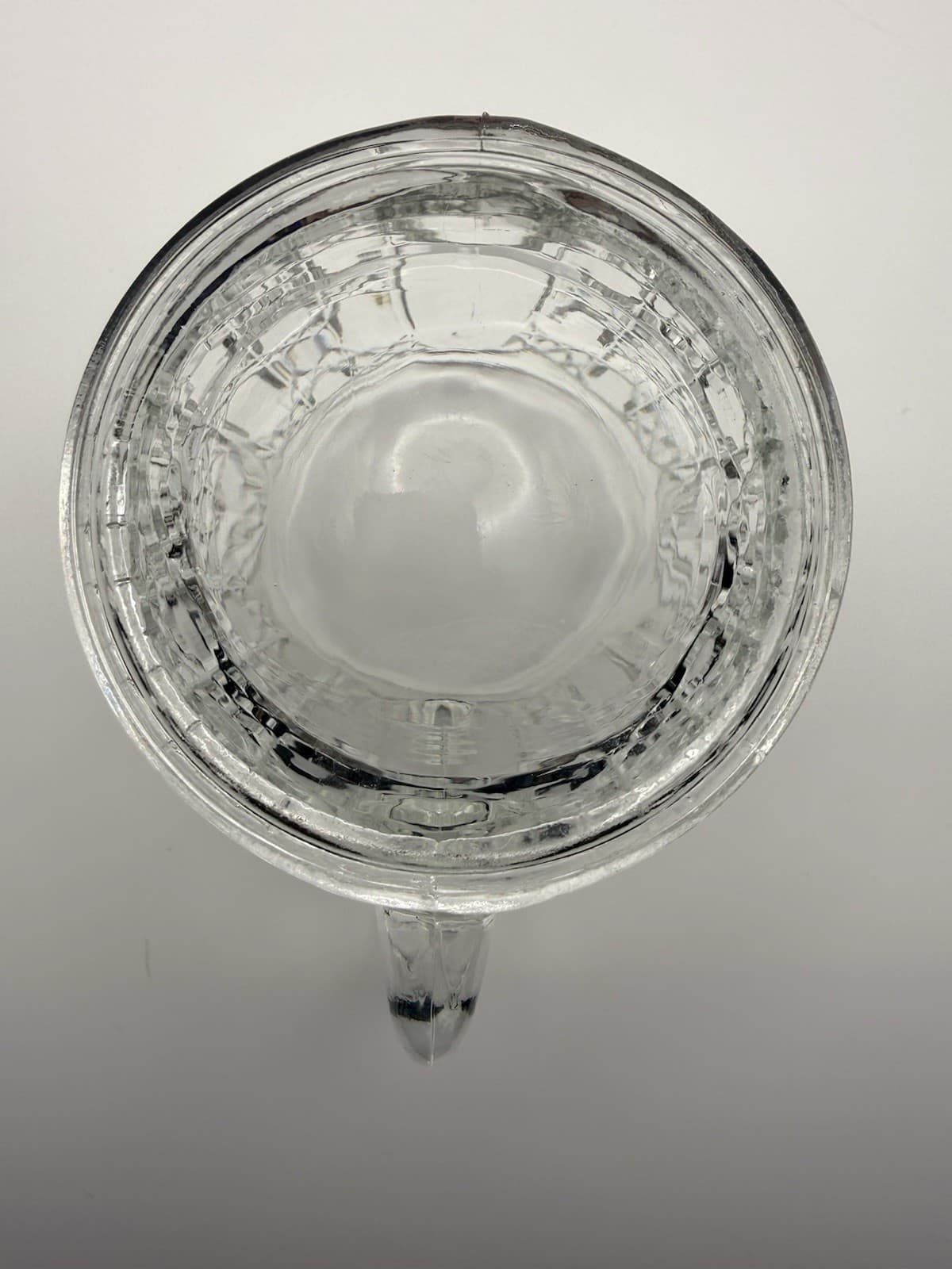 Vintage Set of 5 L E Smith Daisy/Button Punch Cups Clear Glass made In 1960’s - Thumbnail 3