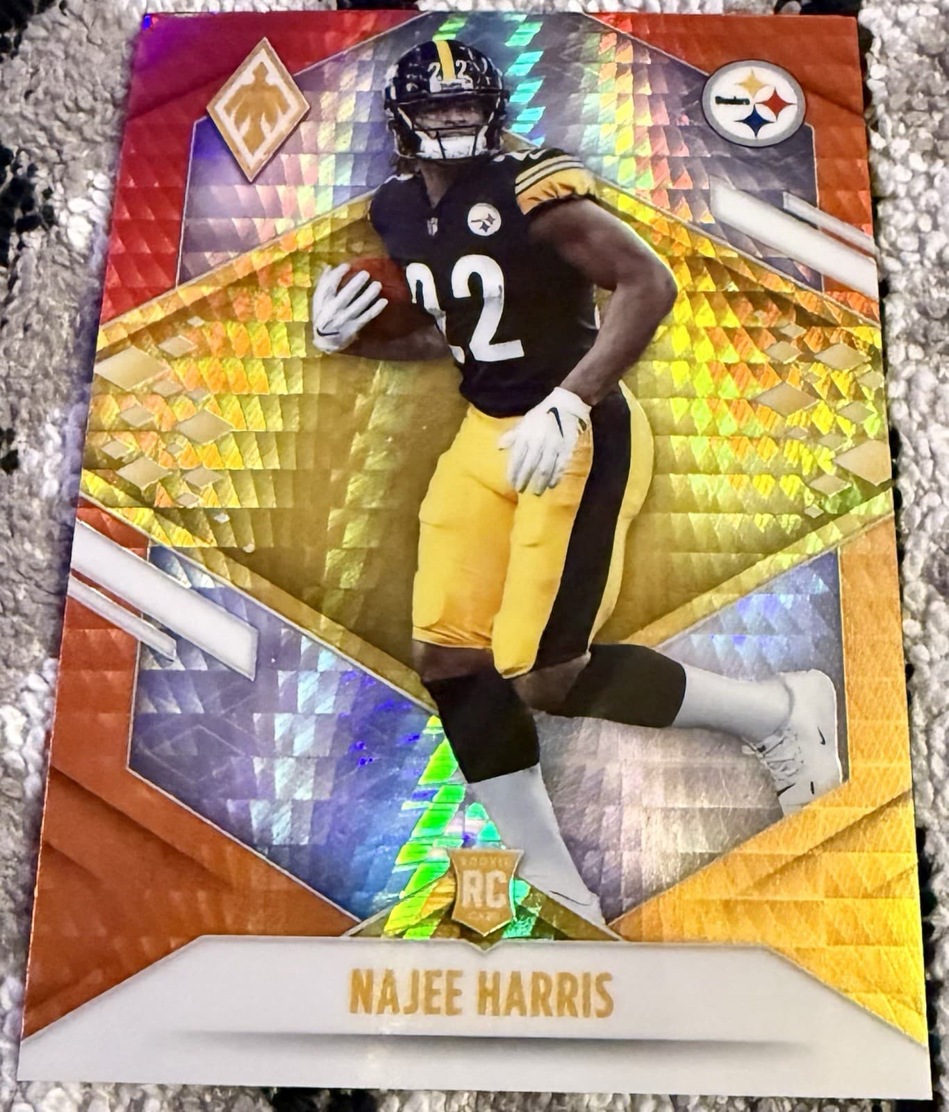 2021 Panini Phoenix - Rookie Najee Harris #111 Fire Burst (RC) - Thumbnail 3