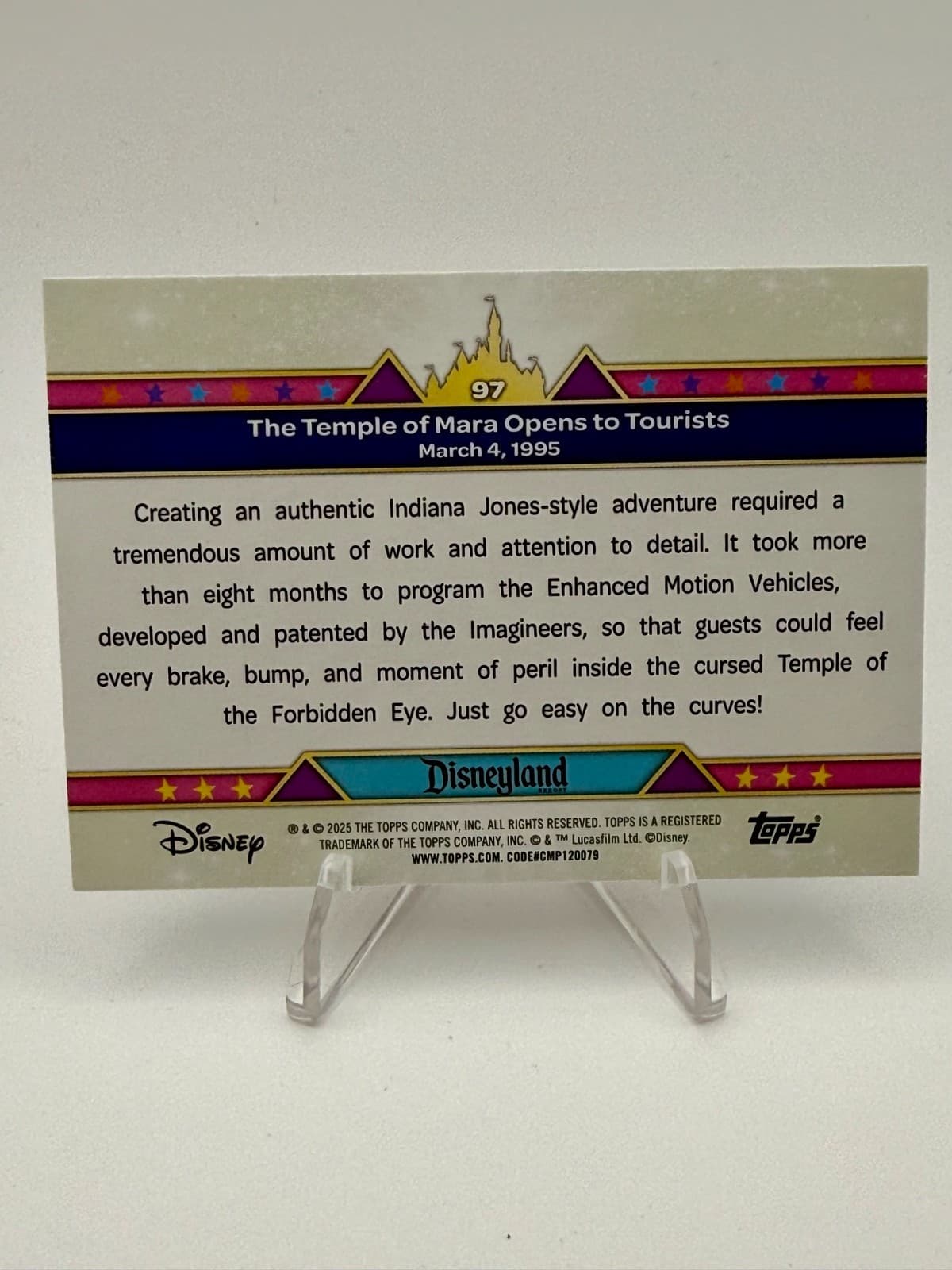 2025 Topps Disneyland 70th Anniversary Timeline PYC - Thumbnail 3