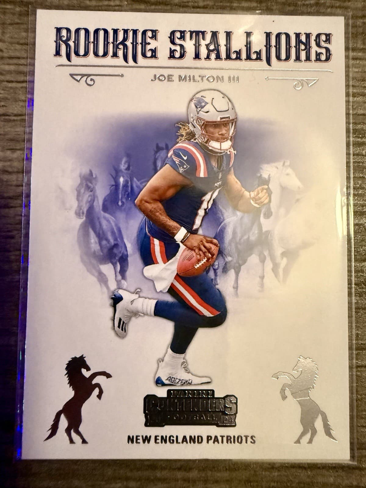 2024 Panini Contenders - Rookie Stallions Joe Milton III #12 (RC)