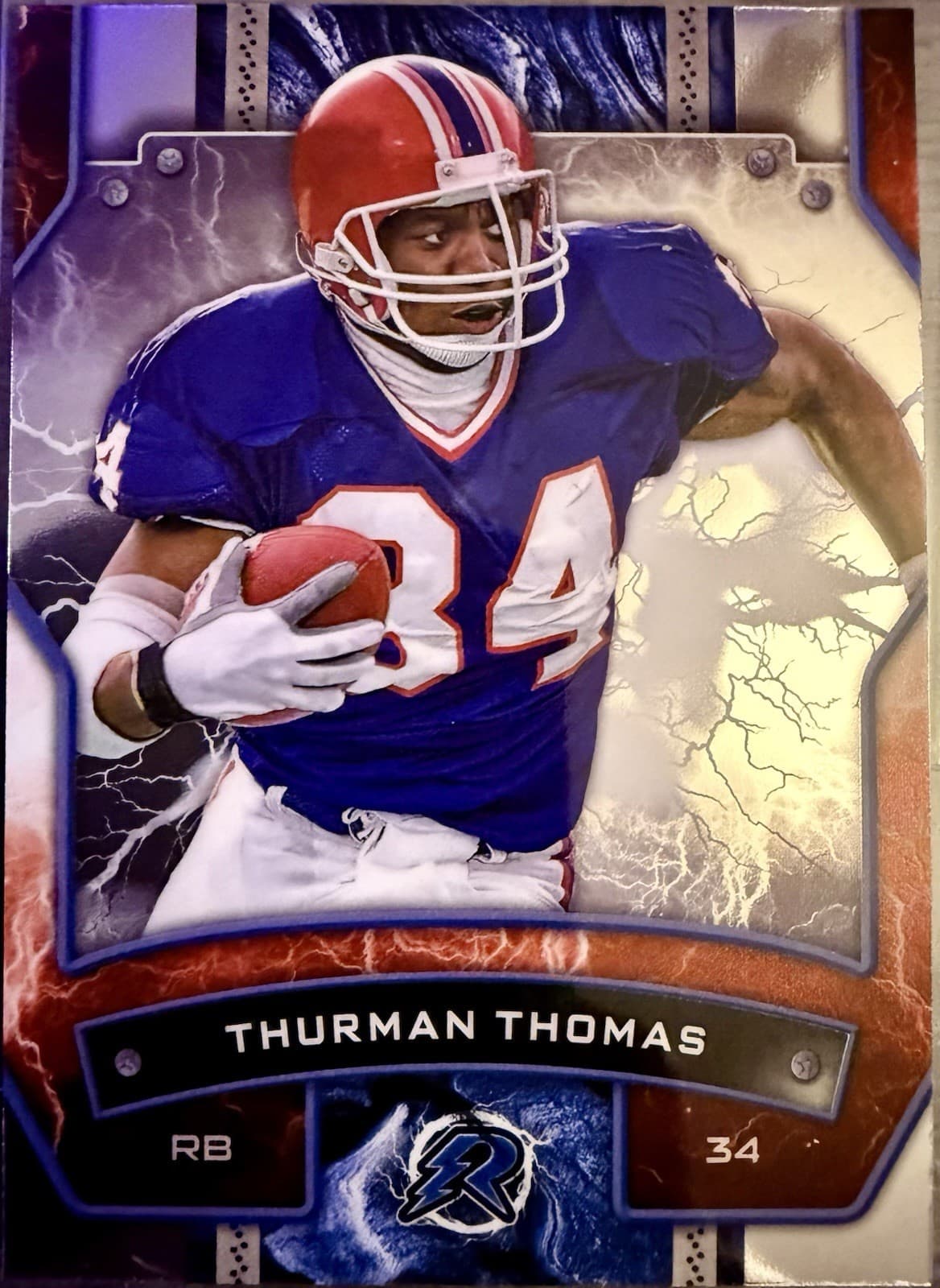 2024 Topps Resurgence - Thurman Thomas #10 Refractor - Thumbnail 3