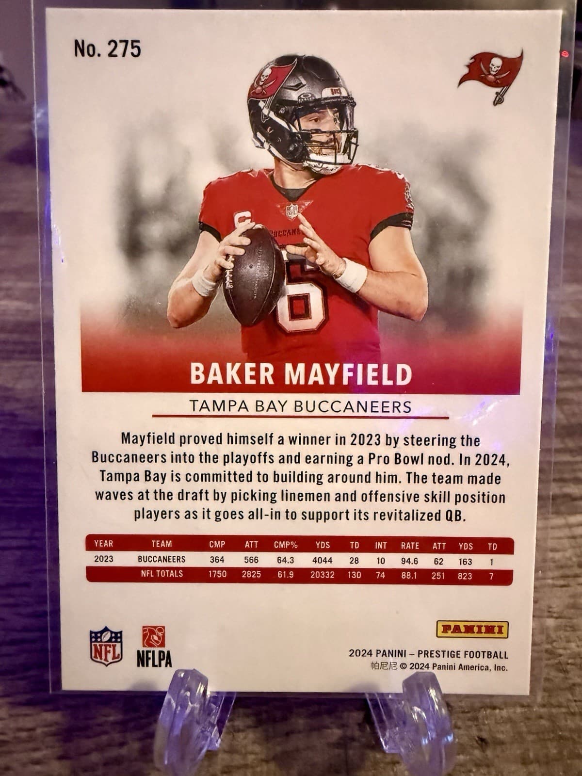2024 Panini Prestige - Baker Mayfield #275 - Thumbnail 2