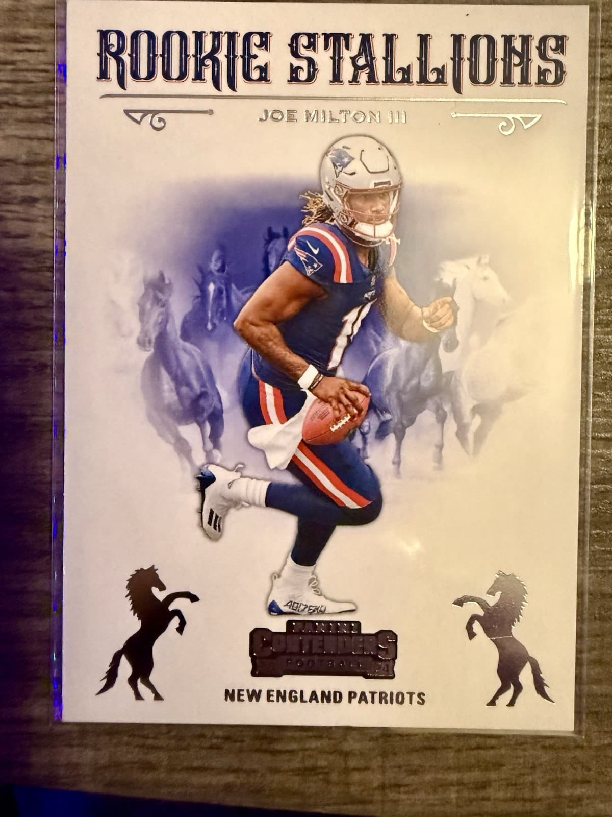 2024 Panini Contenders - Rookie Stallions Joe Milton III #12 (RC) - Thumbnail 6