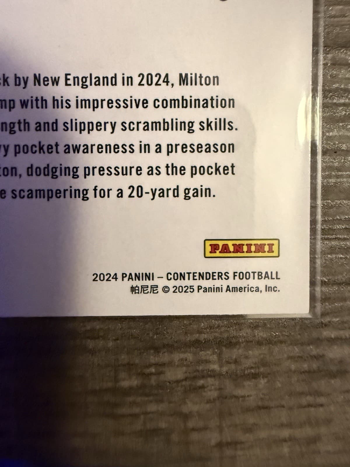 2024 Panini Contenders - Rookie Stallions Joe Milton III #12 (RC) - Thumbnail 5
