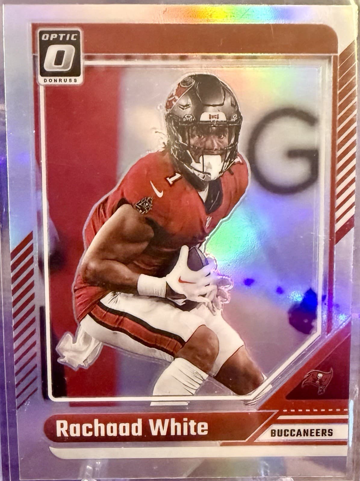 2024 Panini Donruss Optic - Rachaad White #184 Holo Prizm - Thumbnail 3