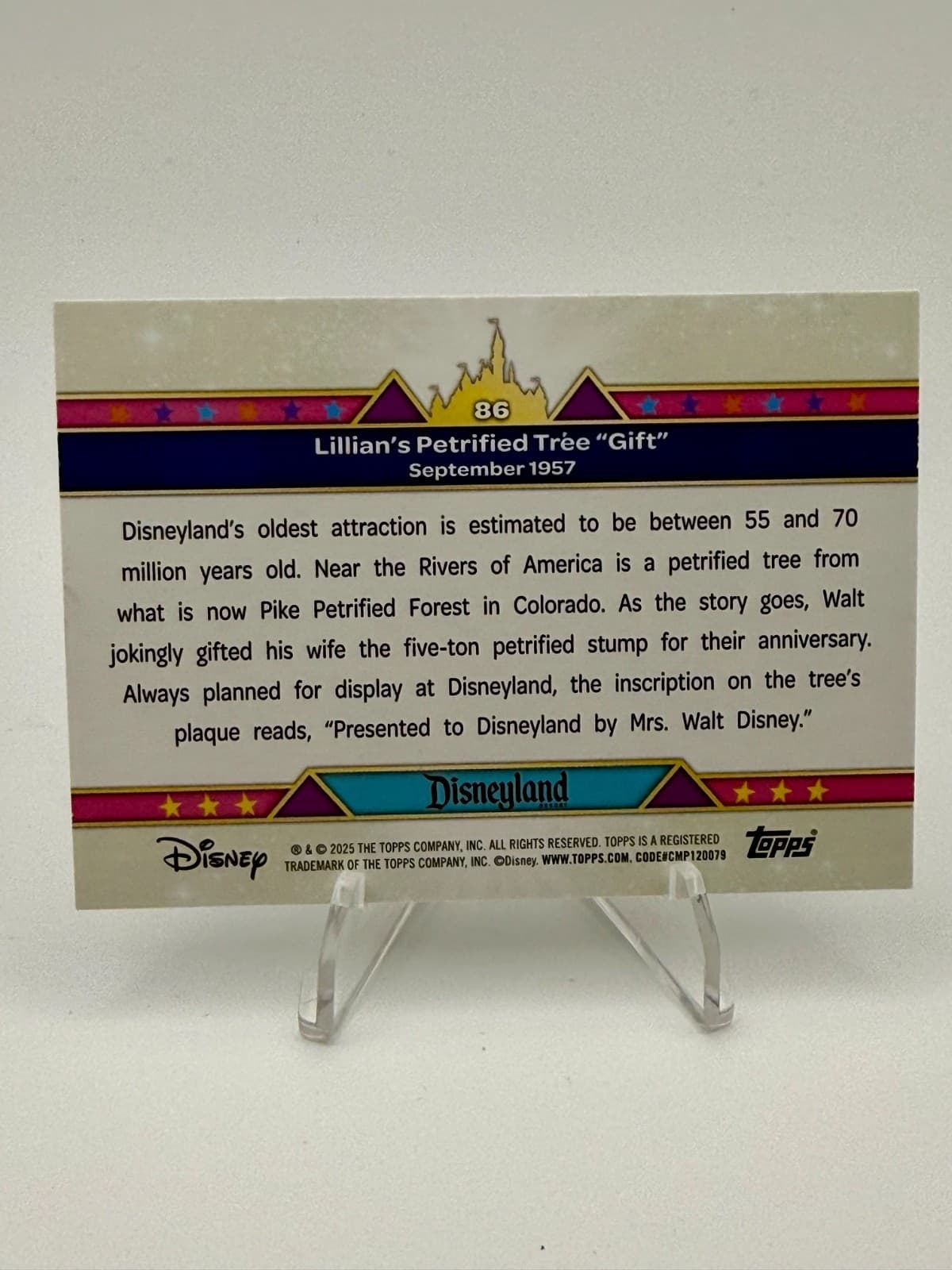 2025 Topps Disneyland 70th Anniversary Timeline PYC - Thumbnail 5