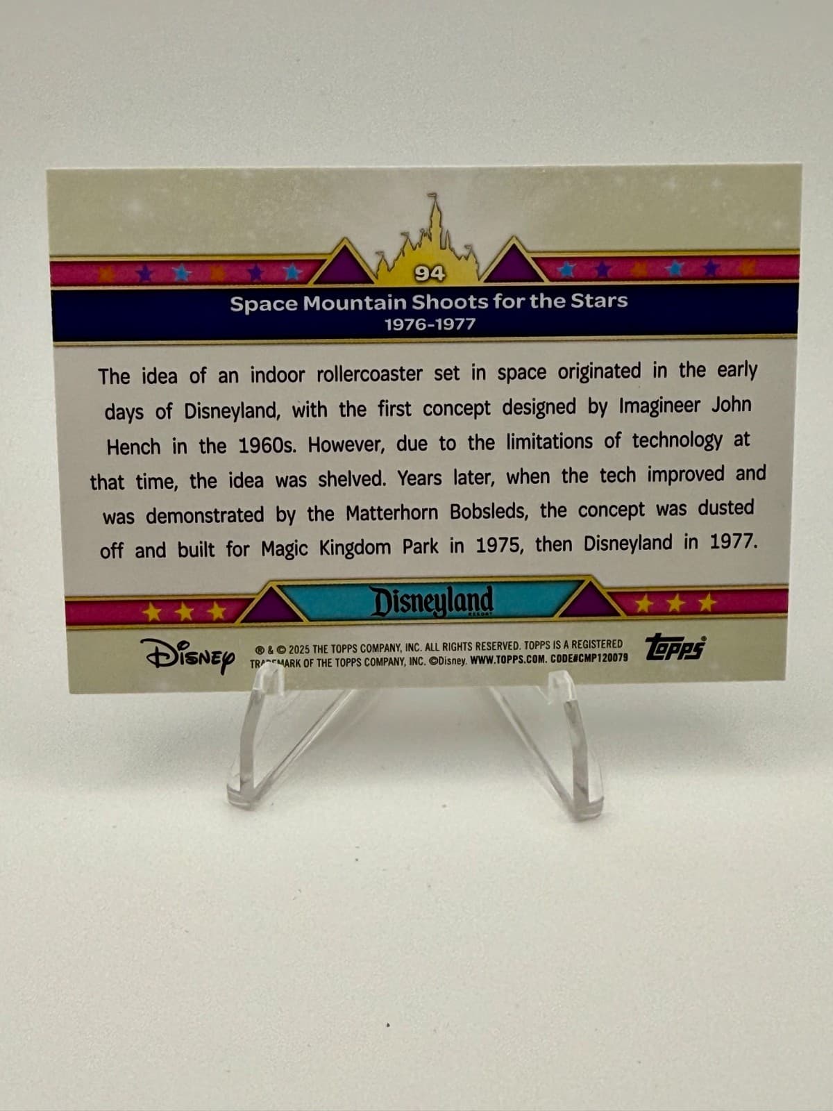 2025 Topps Disneyland 70th Anniversary Timeline PYC - Thumbnail 7