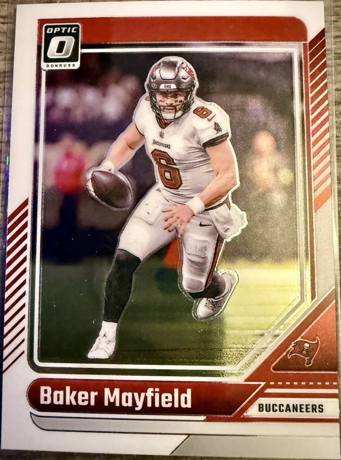 2024 Panini Donruss Optic - Baker Mayfield #183 Holo Prizm - Thumbnail 3