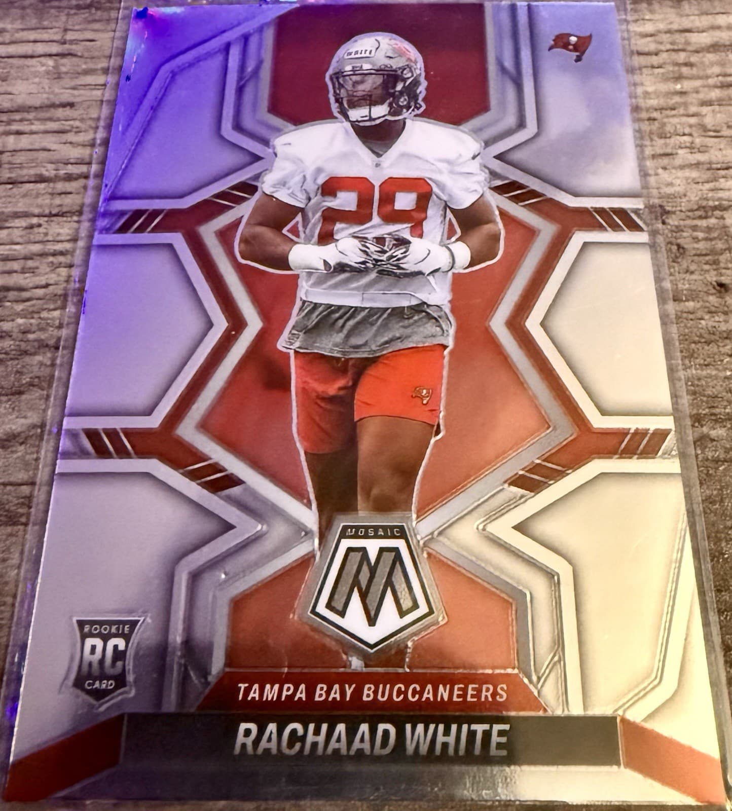 2022 Panini Mosaic - Rookies Rachaad White #345 Silver Prizm (RC)