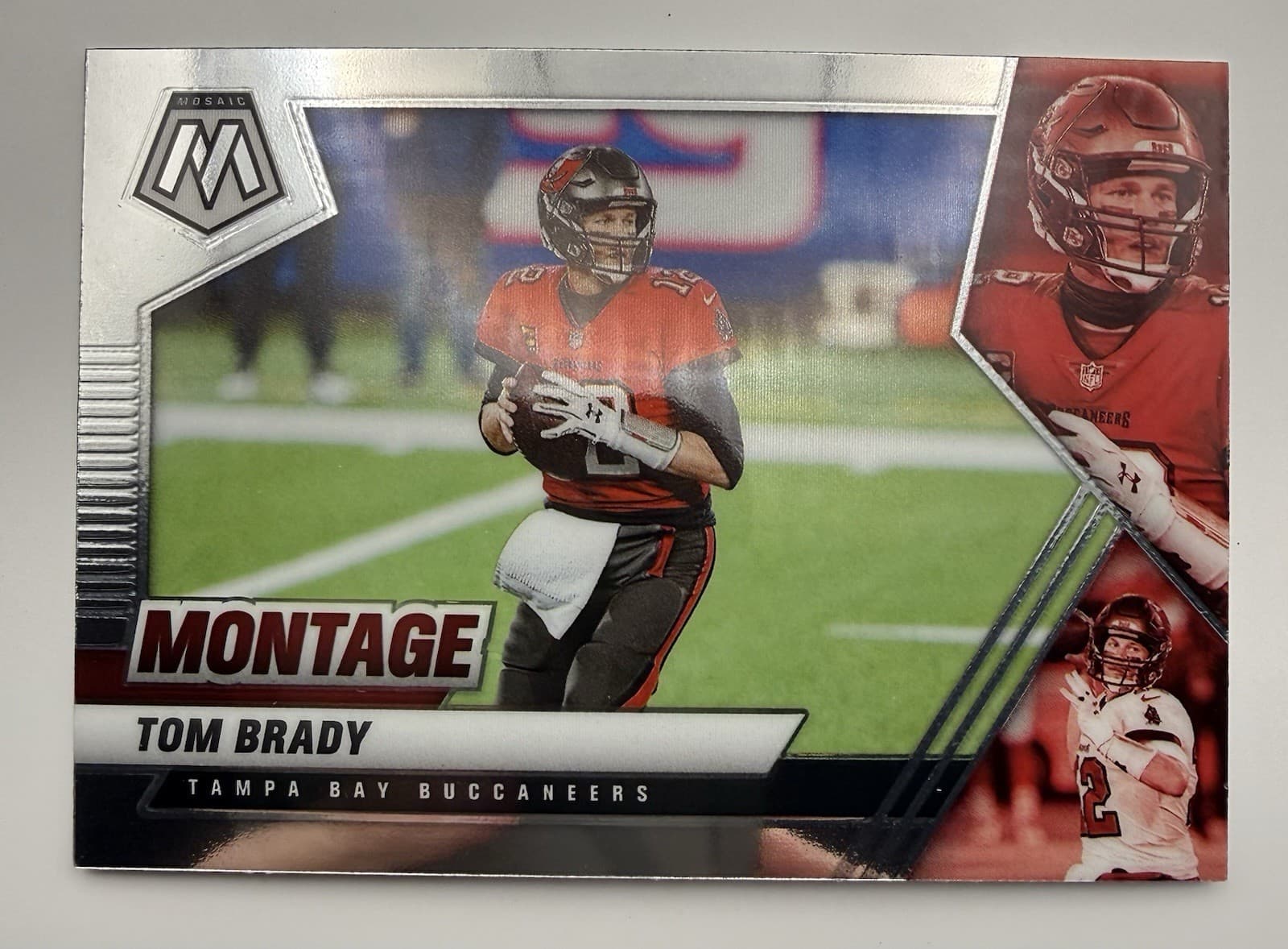 2021 Panini Mosaic Montage Tom Brady Silver #MON-8