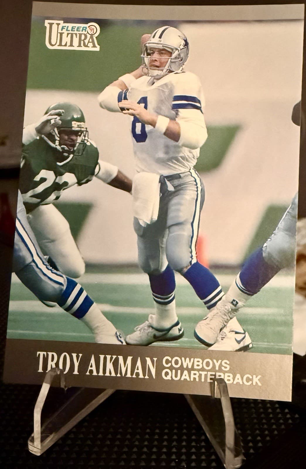 1991 Fleer Ultra - Troy Aikman #162 Dallas Cowboys HOF Legend NFL Football Card