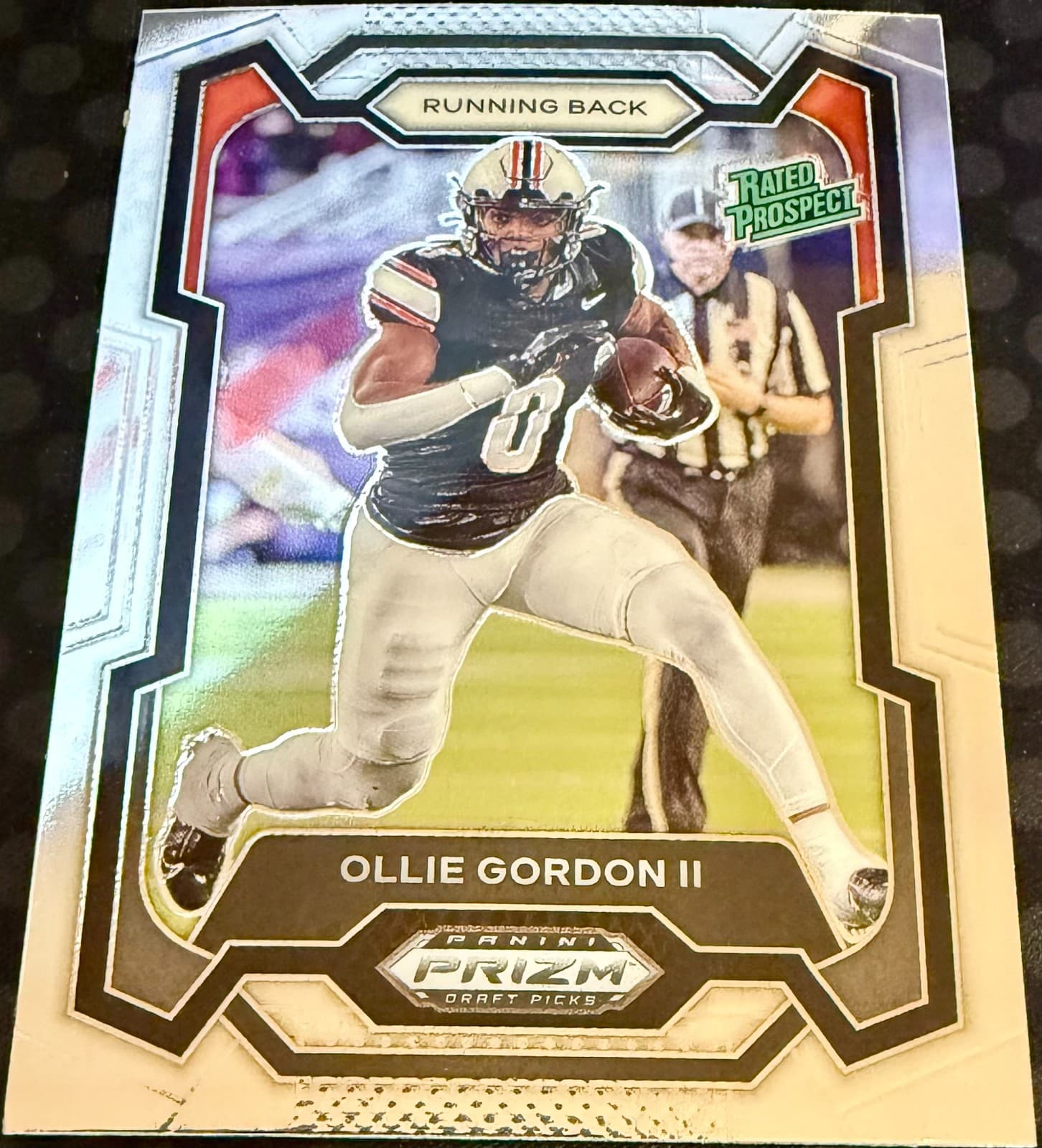 2024 Panini Prizm Draft Picks - Ollie Gordon II #102 Rated Prospects Silver (RC)