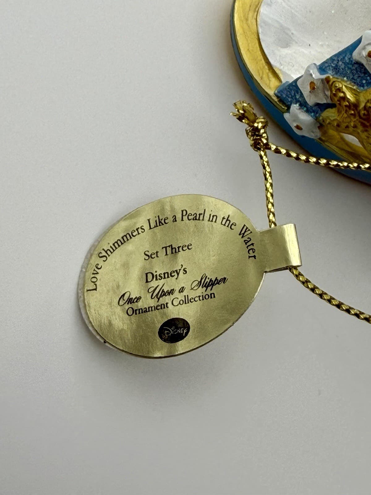 Ariel Disney Once Upon a Slipper 2010 Ornament Bradford Exchange with ID tag - Thumbnail 2