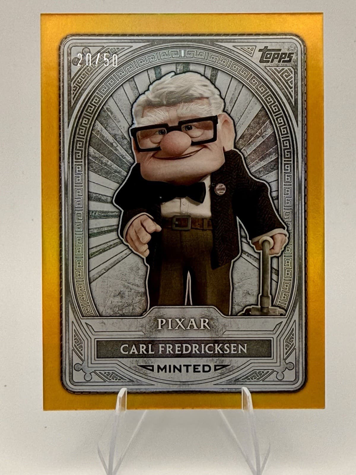 2025 Topps Minted Disney Carl Fredricksen Gold SP 20/50 #64