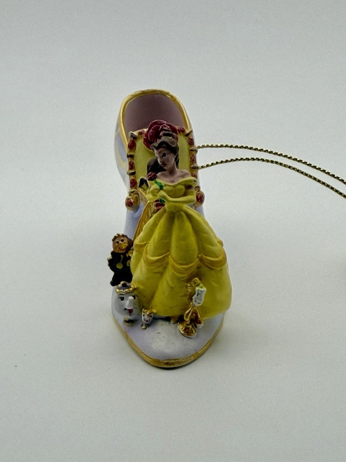 Belle Disney Once Upon a Slipper Ornament with ID tag Bradford Exchange 2010 - Thumbnail 2