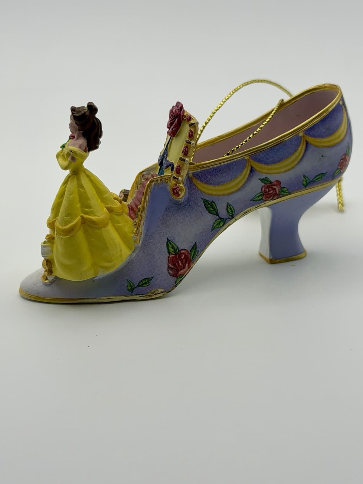 Belle Disney Once Upon a Slipper Ornament with ID tag Bradford Exchange 2010 - Thumbnail 4