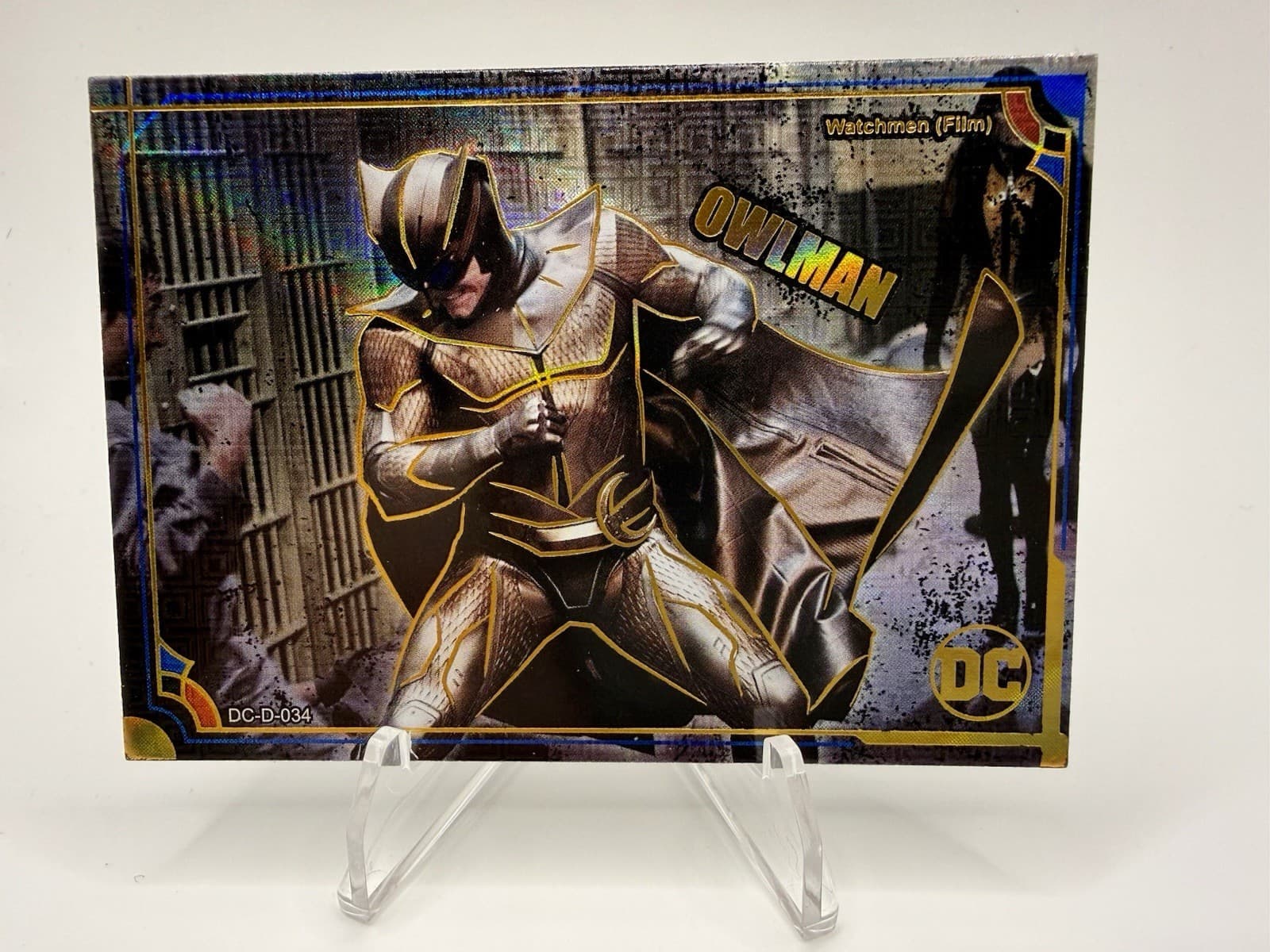 2022 DCEU Series 1 OWLMAN Holofoil Card DC-D-034 - Watchmen (Film)