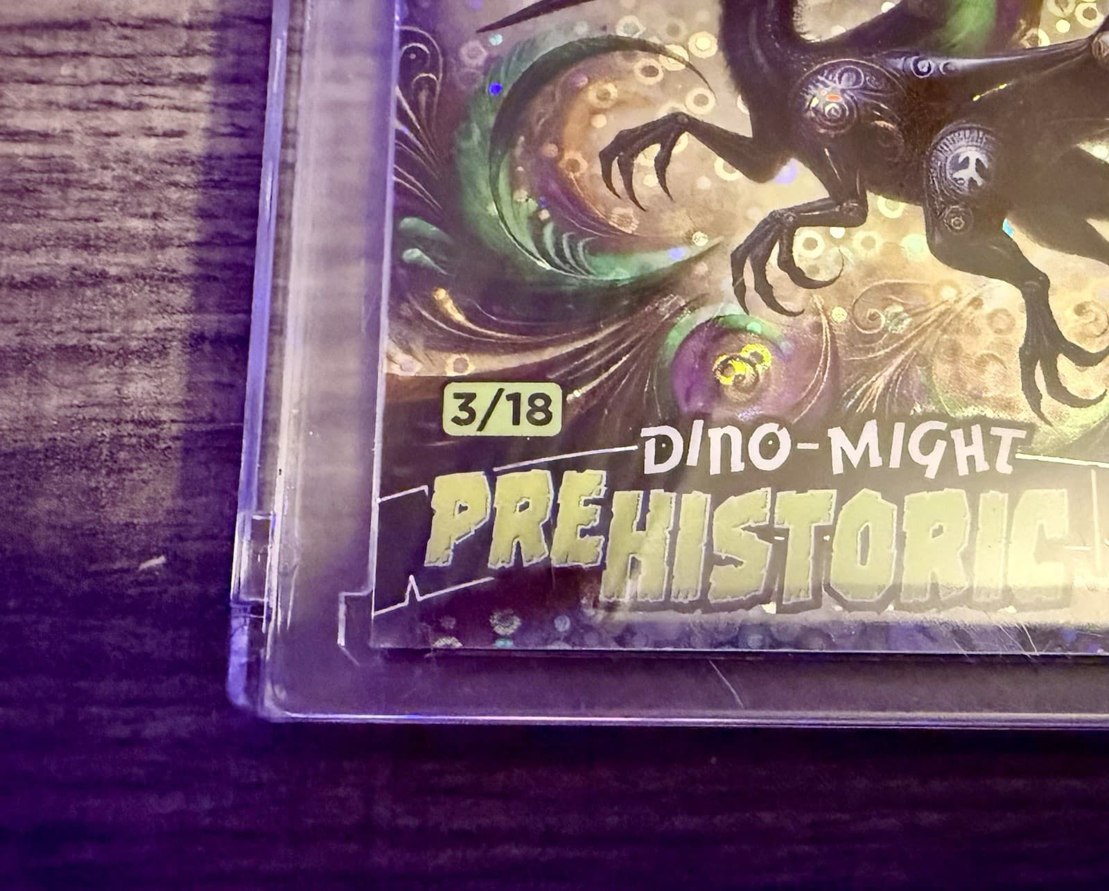 2024 Wild Card Pre-Historic Bucky Irving 3/18 Circle Sparkle Pterodactyl Sealed - Thumbnail 3