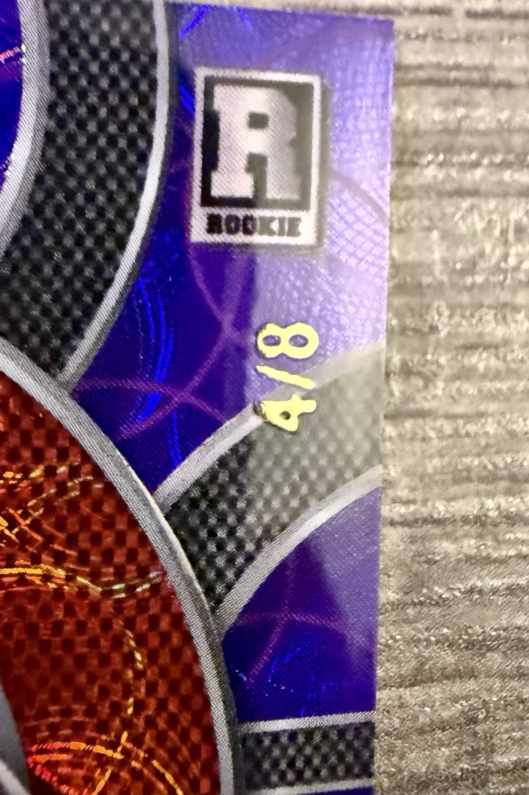 2023 Wild Card Auto Mania Yaya Diaby Rookie Auto 4/8 Purple Circles Prism #AMC-A - Thumbnail 3