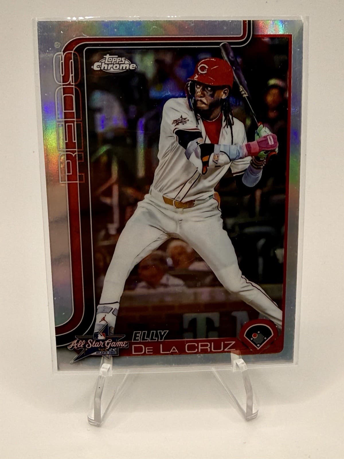2025 Topps Chrome Update #ASGC-32 Elly De La Cruz 2025 All-Star Game - Thumbnail 3