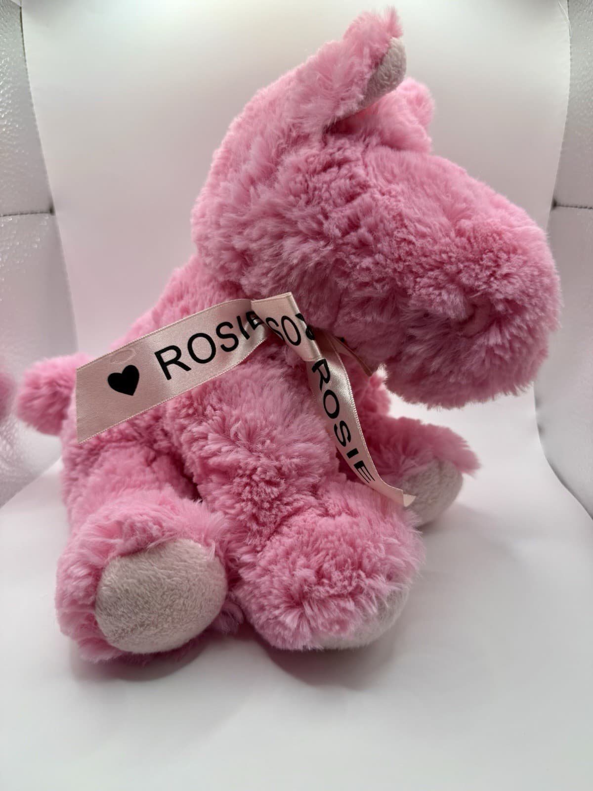 Vintage MJC Purr-Fection Rosie WOTM Heart Pink Plush Stuffed Animal Toy 1992 - Thumbnail 3