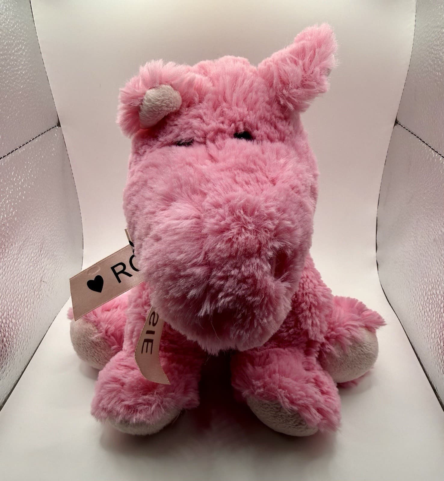 Vintage MJC Purr-Fection Rosie WOTM Heart Pink Plush Stuffed Animal Toy 1992 - Thumbnail 4