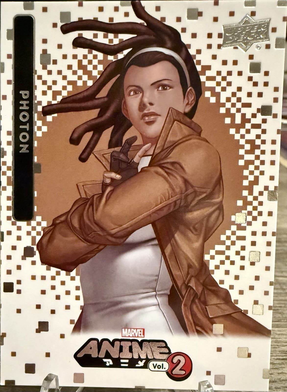 Photon 2023 Upper Deck Marvel Anime Vol. 2 #67 Thatched Foil Parallel Card - Thumbnail 3