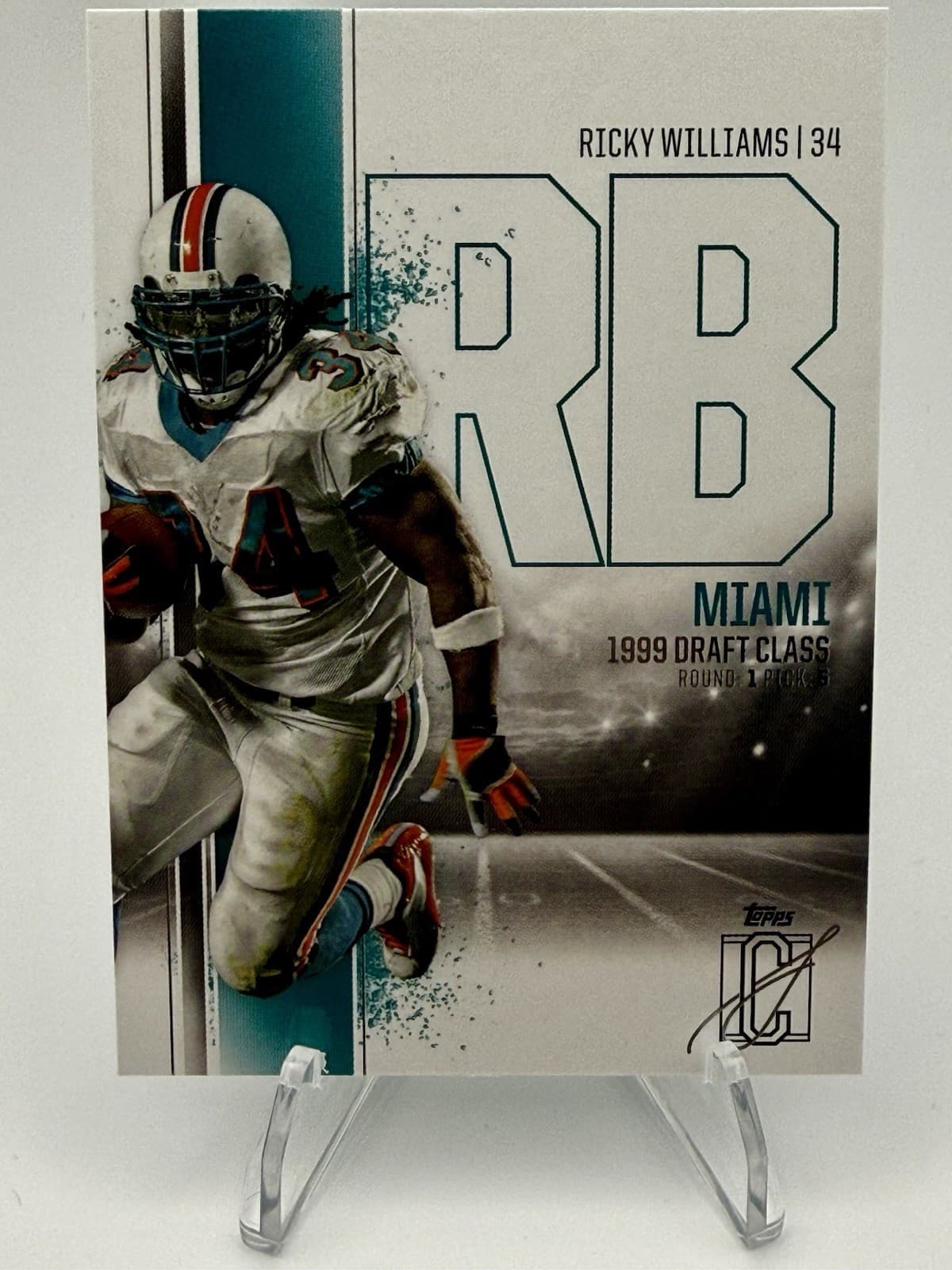2024 Topps Signature Class Ricky Williams #29 1999 Draft Class - Thumbnail 4