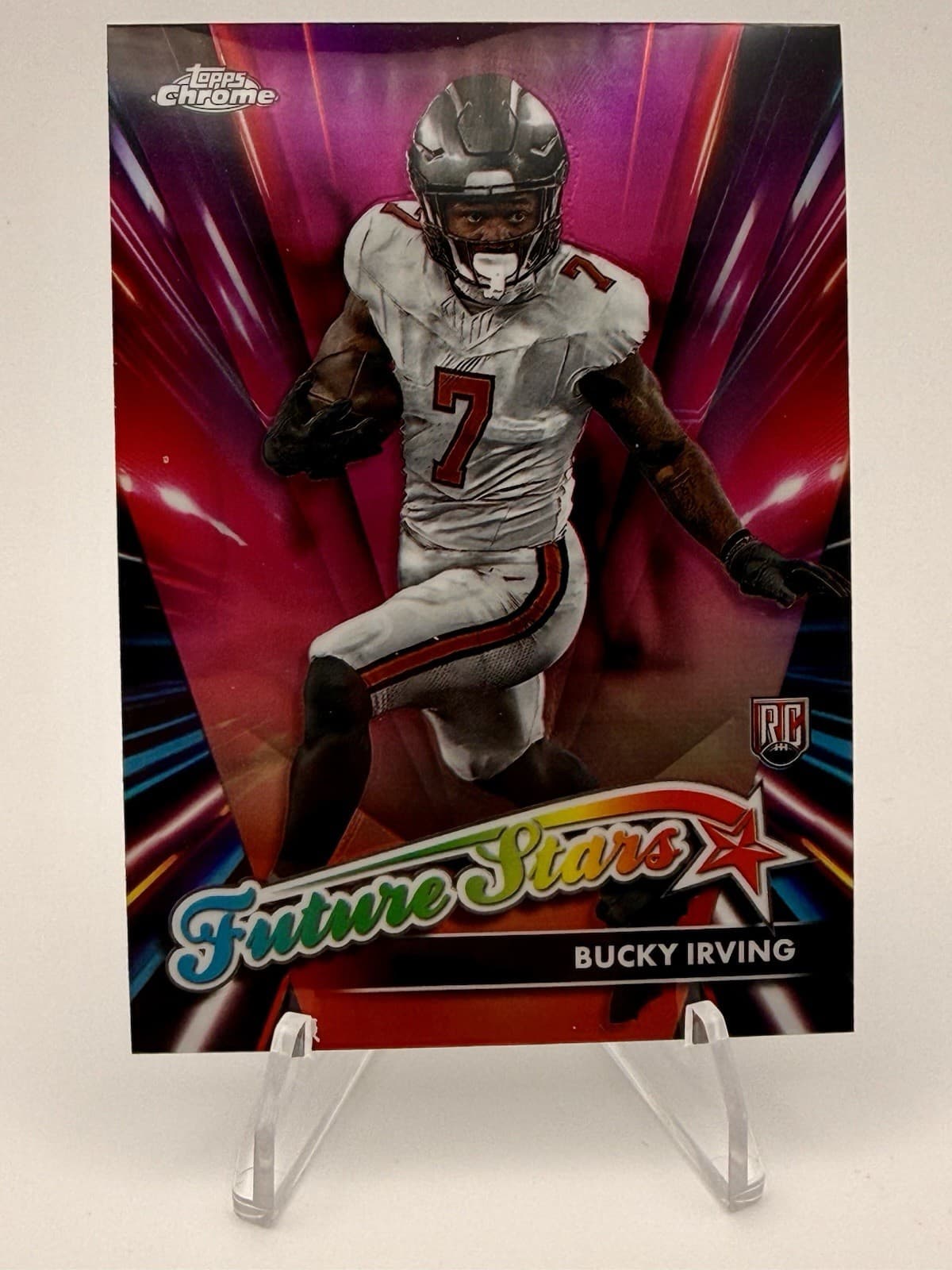 2024 Topps Chrome - Future Stars Bucky Irving #FS-19 Refractor (RC) - Thumbnail 5