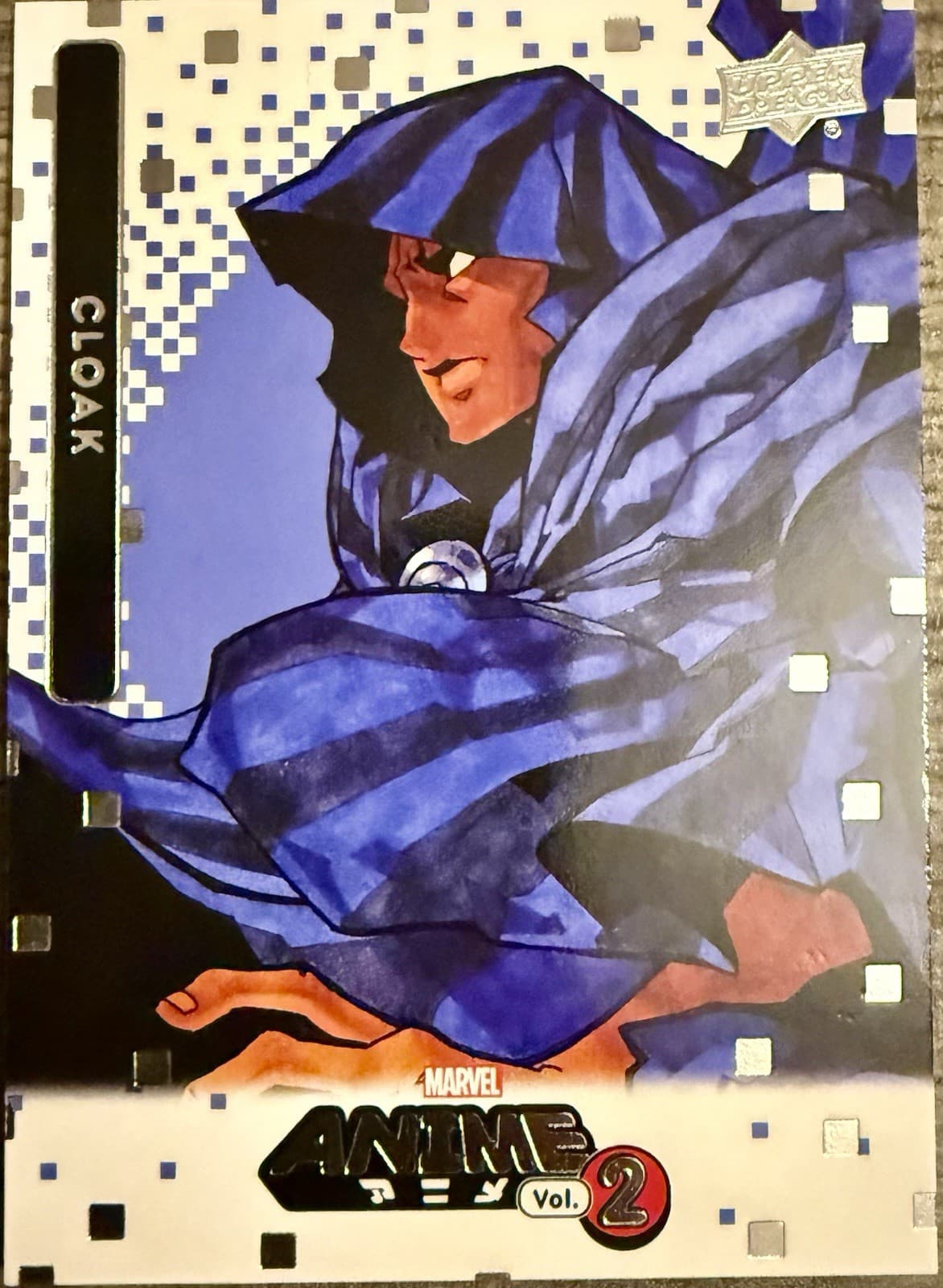 Cloak 2023 Upper Deck Marvel Anime Vol. 2 #11 Thatched Foil Parallel Card Base - Thumbnail 5