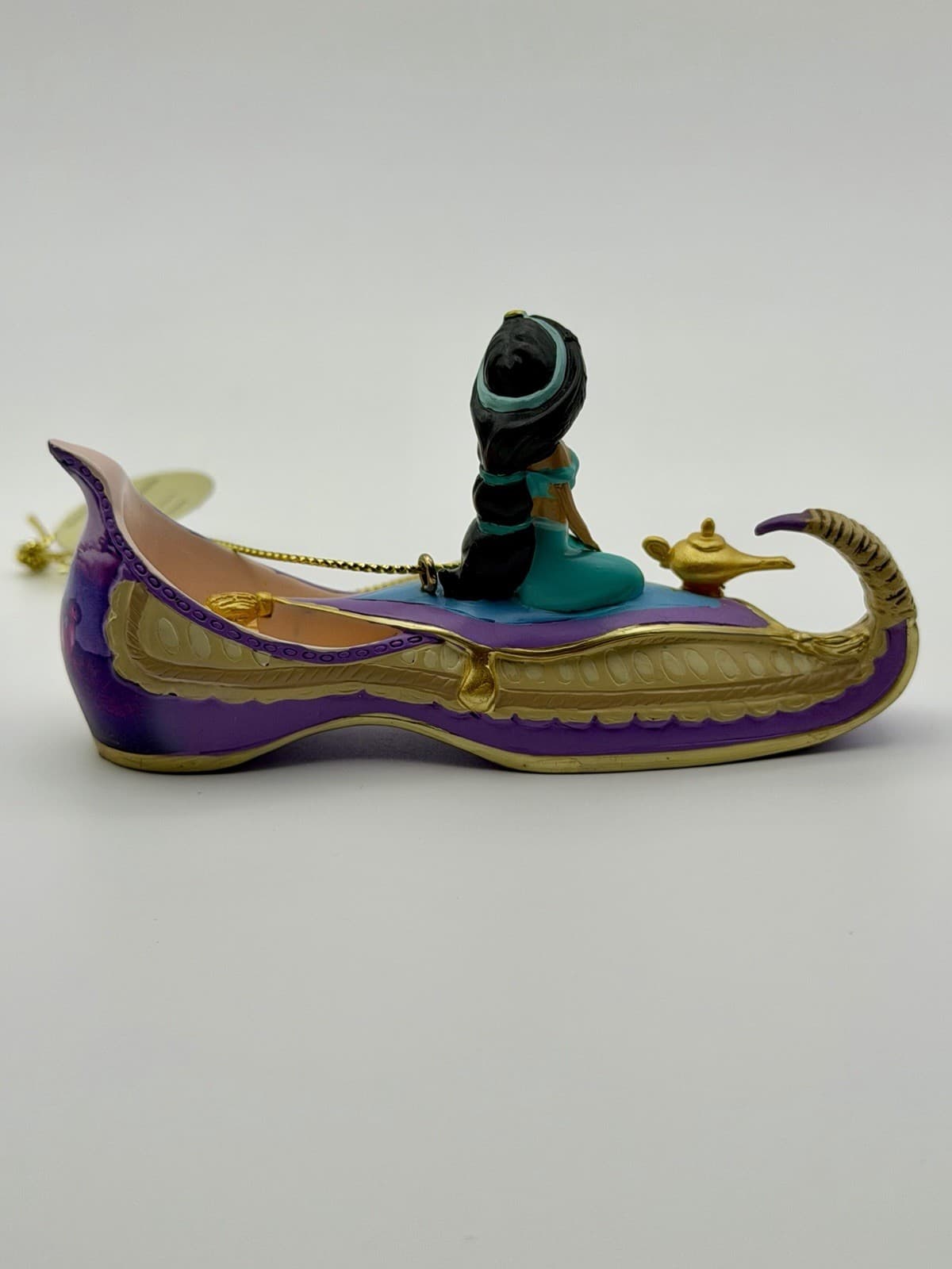 Bradford Exchange Disney Princess Jasmine Once Upon A Slipper Shoe Ornament WT - Thumbnail 3