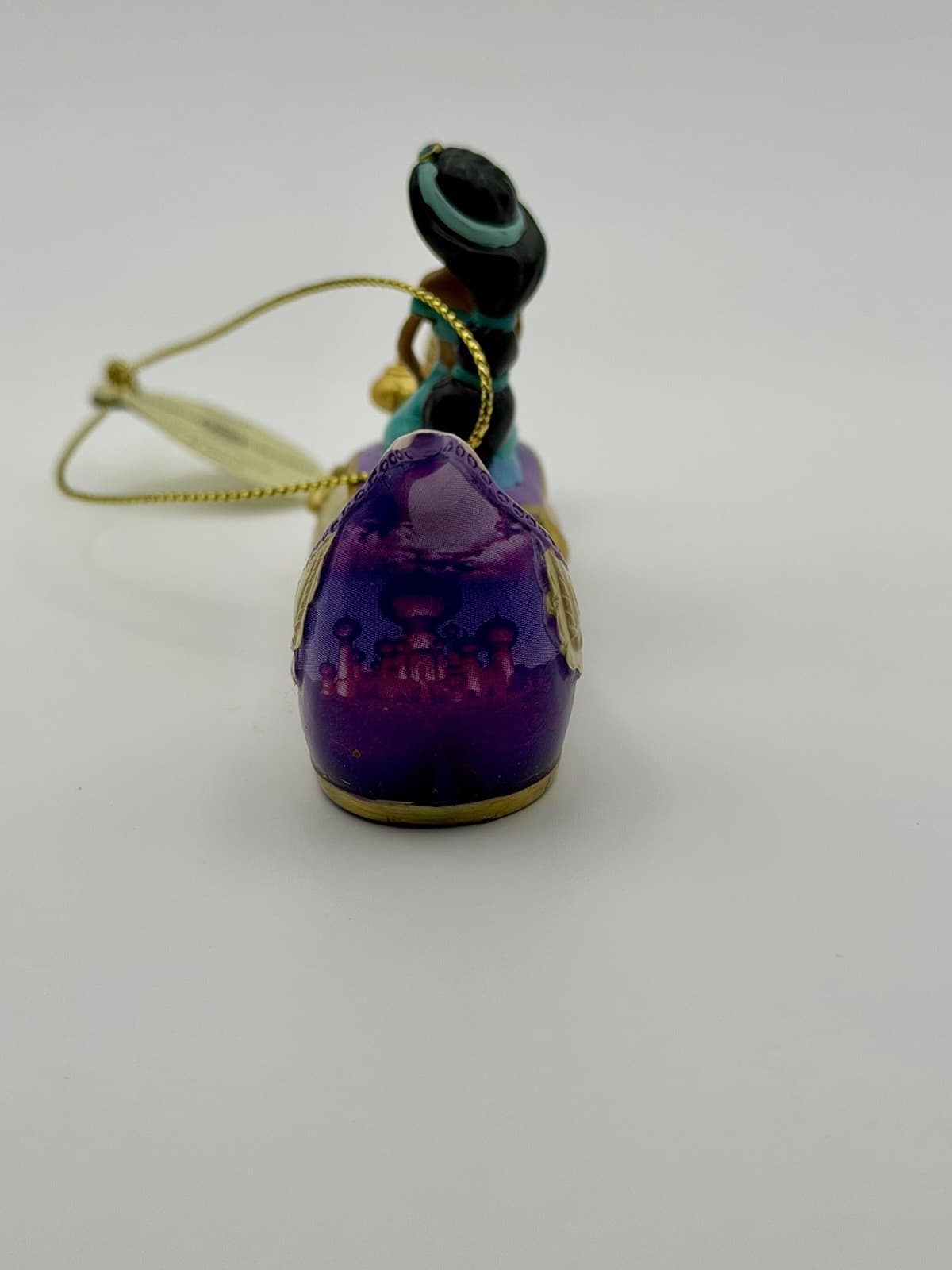 Bradford Exchange Disney Princess Jasmine Once Upon A Slipper Shoe Ornament WT - Thumbnail 4