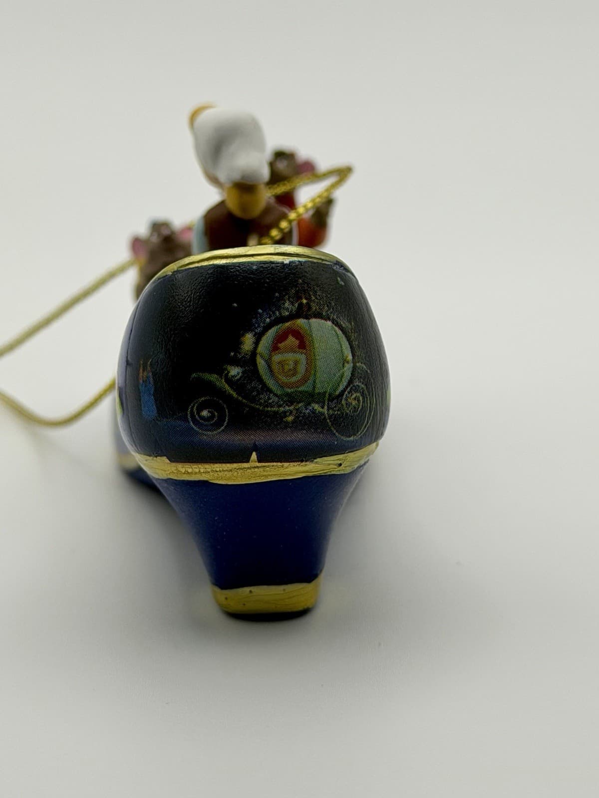 Bradford Exchange Disney Cinderella Once Upon A Slipper Shoe Ornament WT - Thumbnail 4