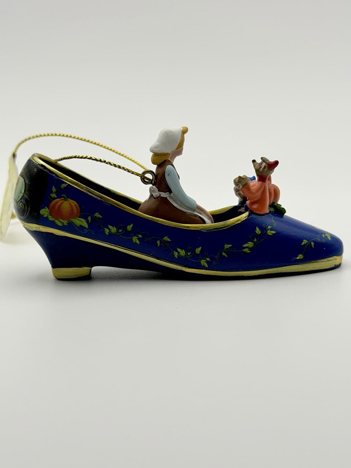 Bradford Exchange Disney Cinderella Once Upon A Slipper Shoe Ornament WT - Thumbnail 3