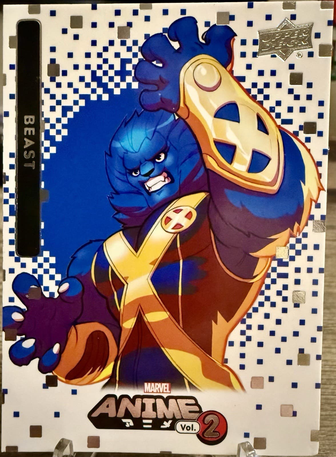 Beast - 2023 Upper Deck Marvel Anime Vol. 2 #2 Thatched Foil